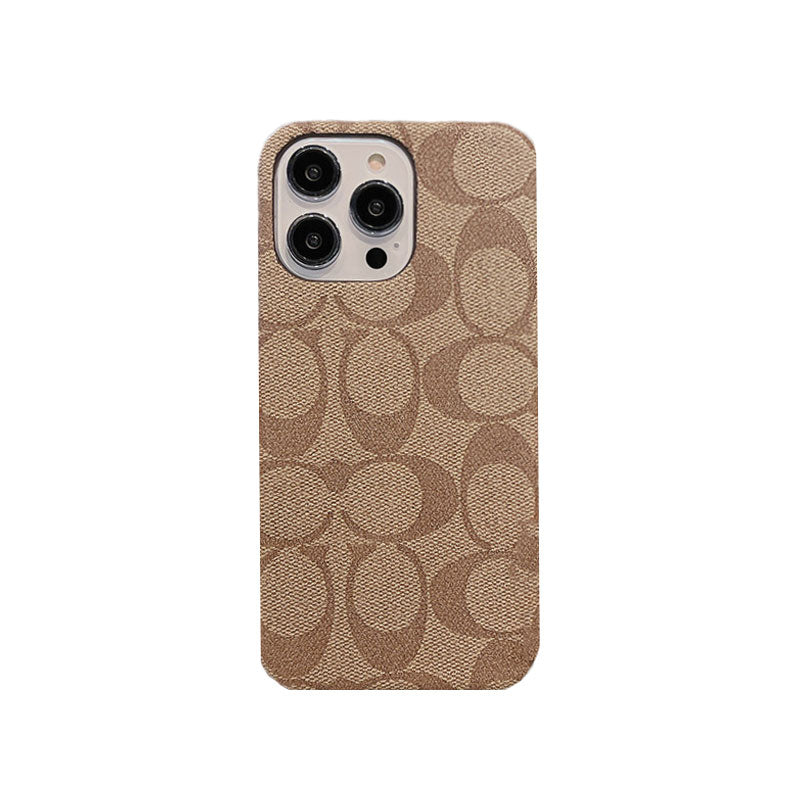 Klasické klasické pouzdro na iPhone hnědé -JDK241426