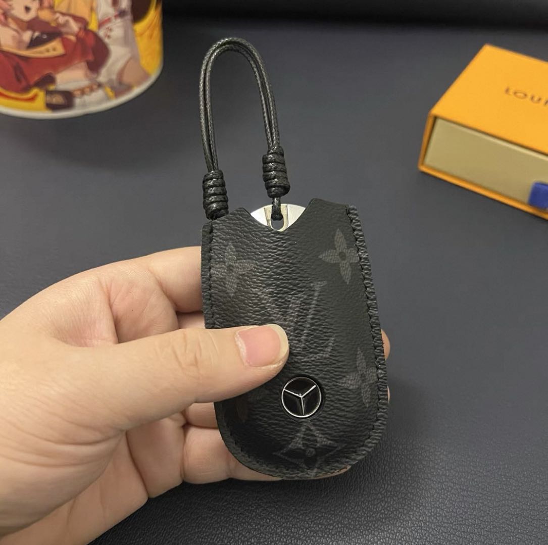 Luxuriöse handgefertigte Luxus-Autoschlüsseltasche aus Leder