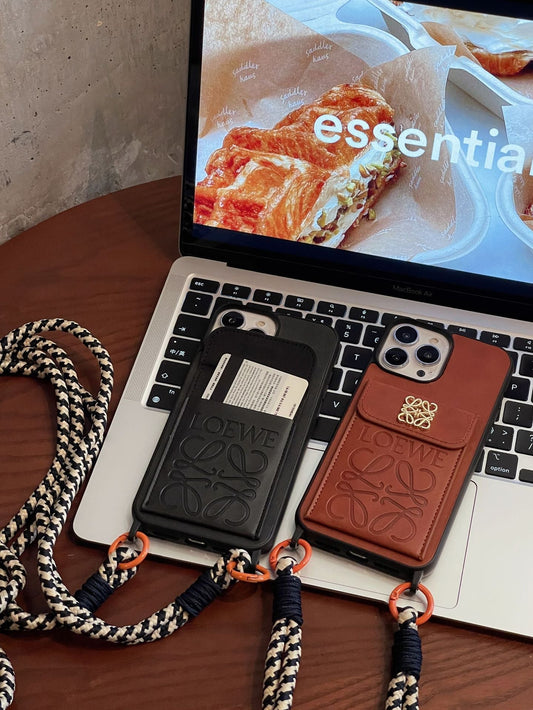 Loe Card Holder kožené pouzdro na iPhone