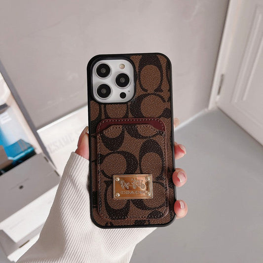 Klasické pouzdro na karty, kožené pouzdro na iPhone