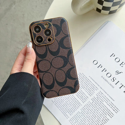 Klasické kožené pouzdro na iPhone