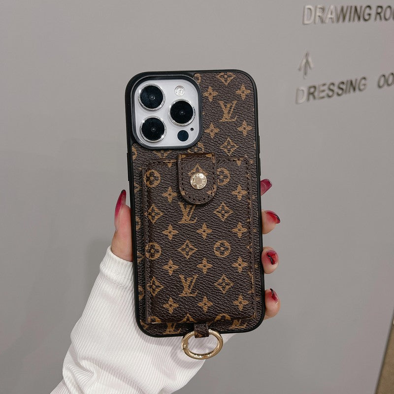 高級カードバッグ クラシックカラー iPhone ケース
