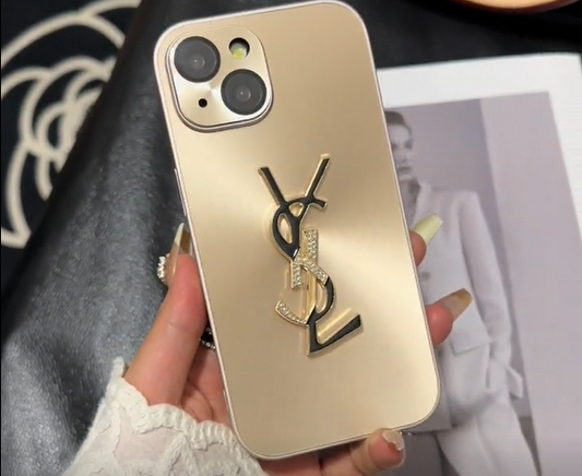 حافظة iPhone أنيقة بشعار Letter Shine x Mono