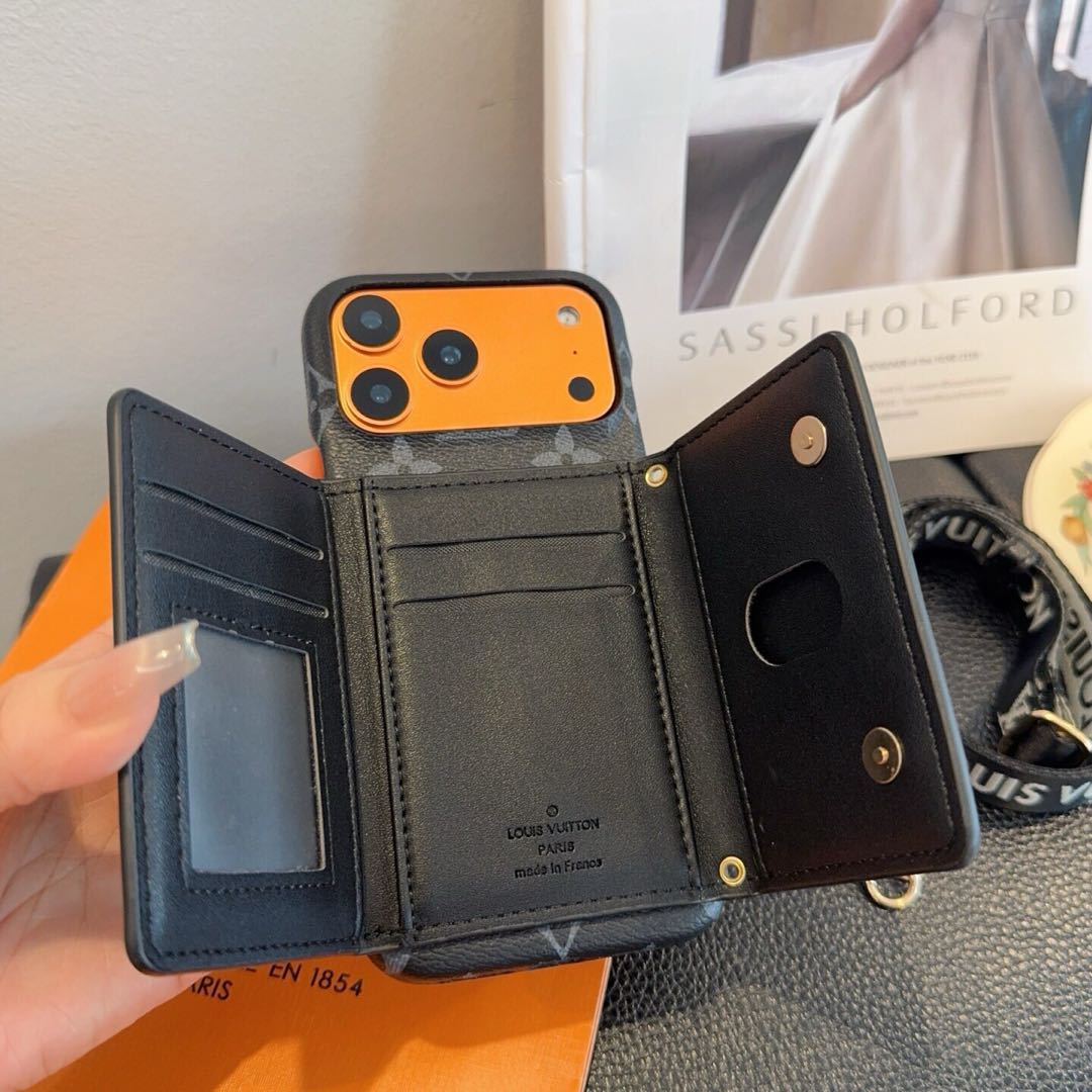 Luxe kaarthouder telefoonhoesje voor iPhone 18-serie