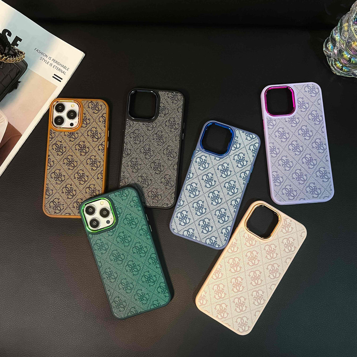 Keltainen Luxury iPhone-kotelo-MD231025