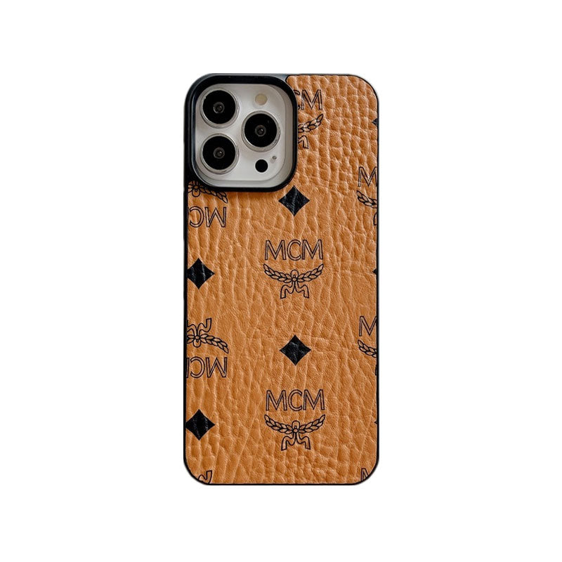Coque iPhone MCM Noir-MCK240603