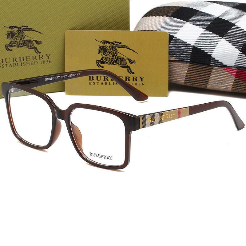 Unisex Retro fyrkantiga rutigt glasögon