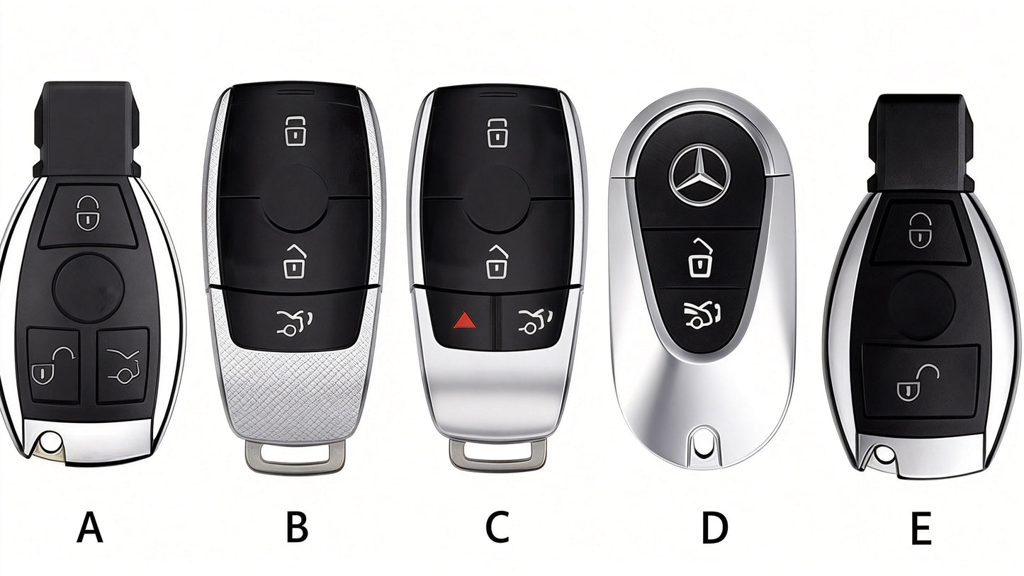 KAKAVY Top Grain Leather Mercedes Key Case detail image 2
