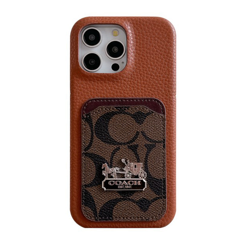 Klasické pouzdro na karty, kožené pouzdro na iPhone