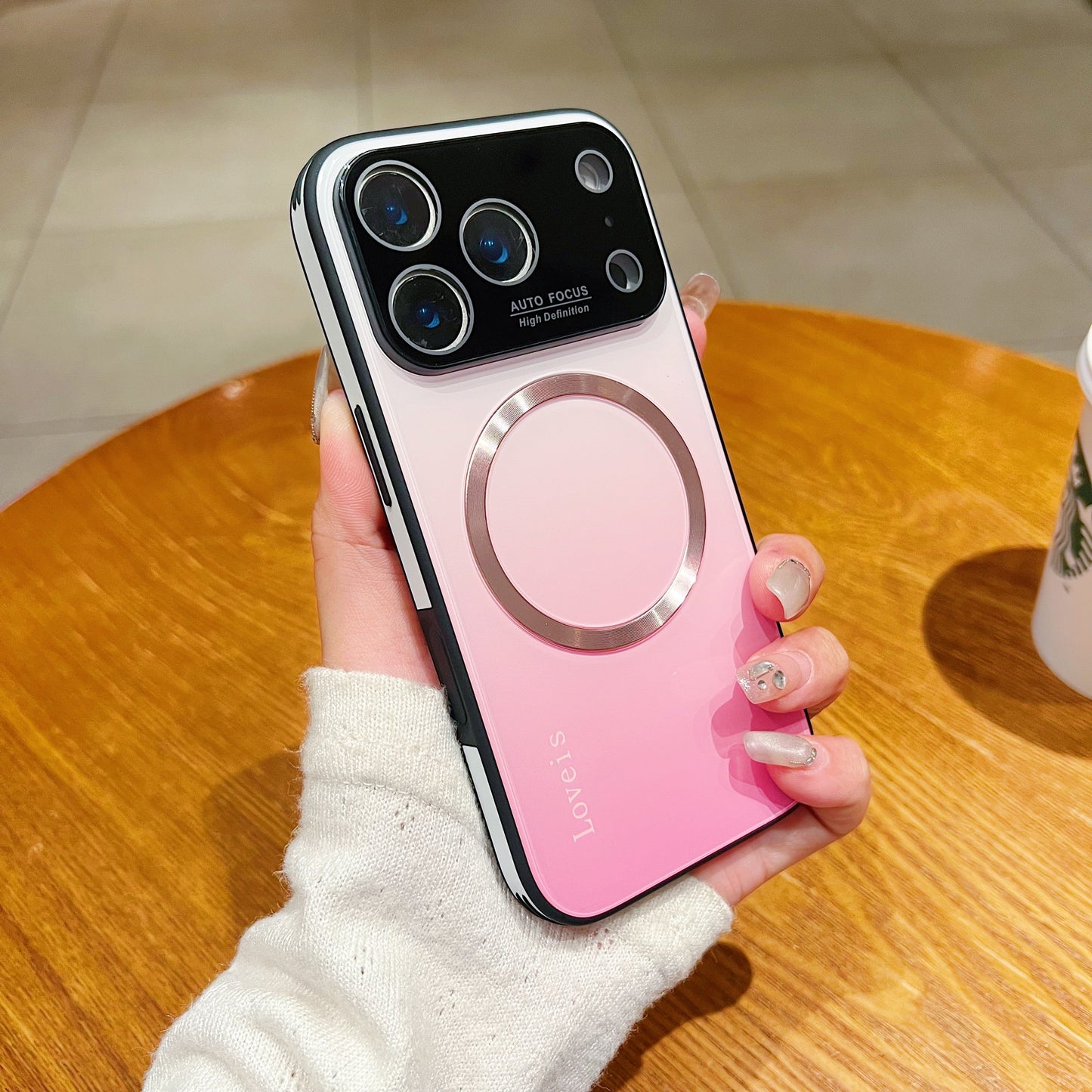 MagSafe mágneses gradiens telefontok lencsevédelemmel
