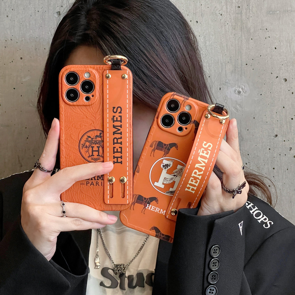 Bracelet H Coque et skin iPhone