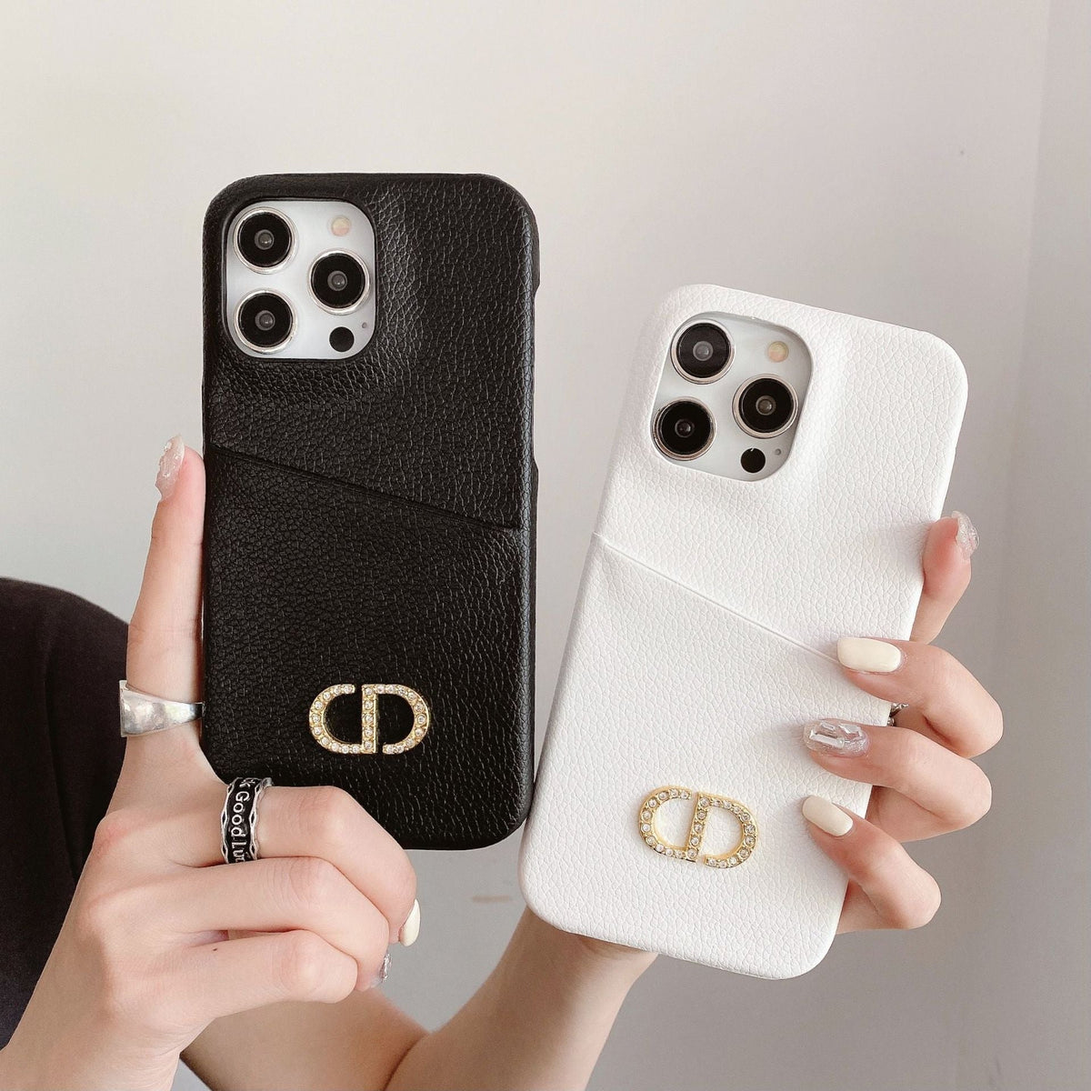 Módní kožené pouzdro na iPhone