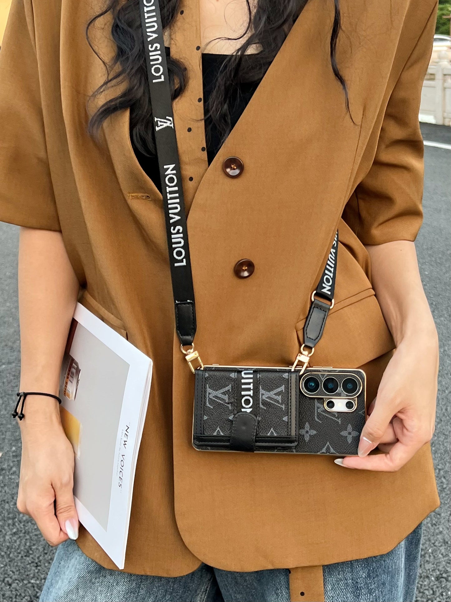 Luxury Samsung Phone Case | Phone & Card Holder in One