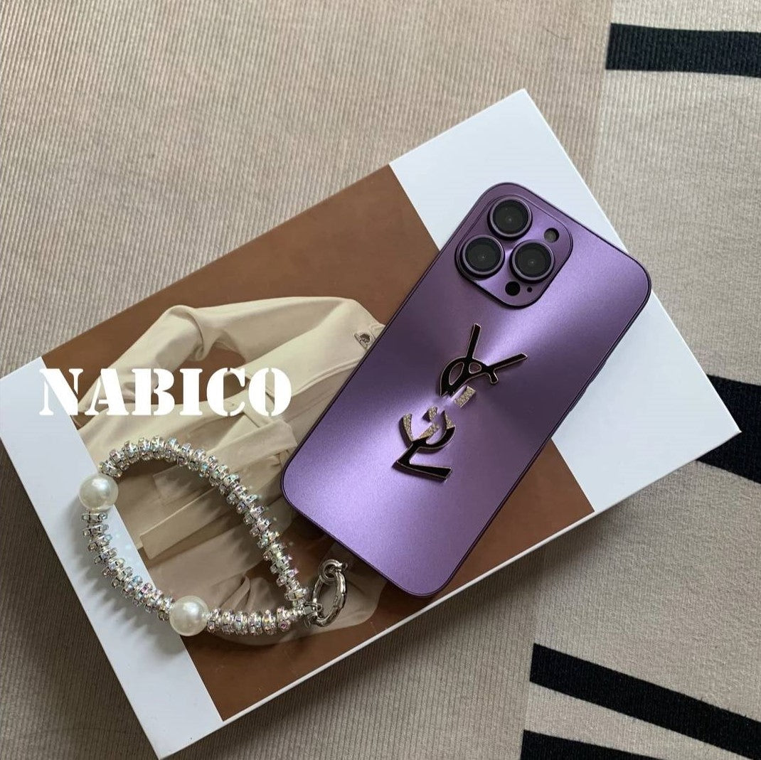 Κομψή θήκη Letter Shine x Mono για iPhone με αλυσίδα