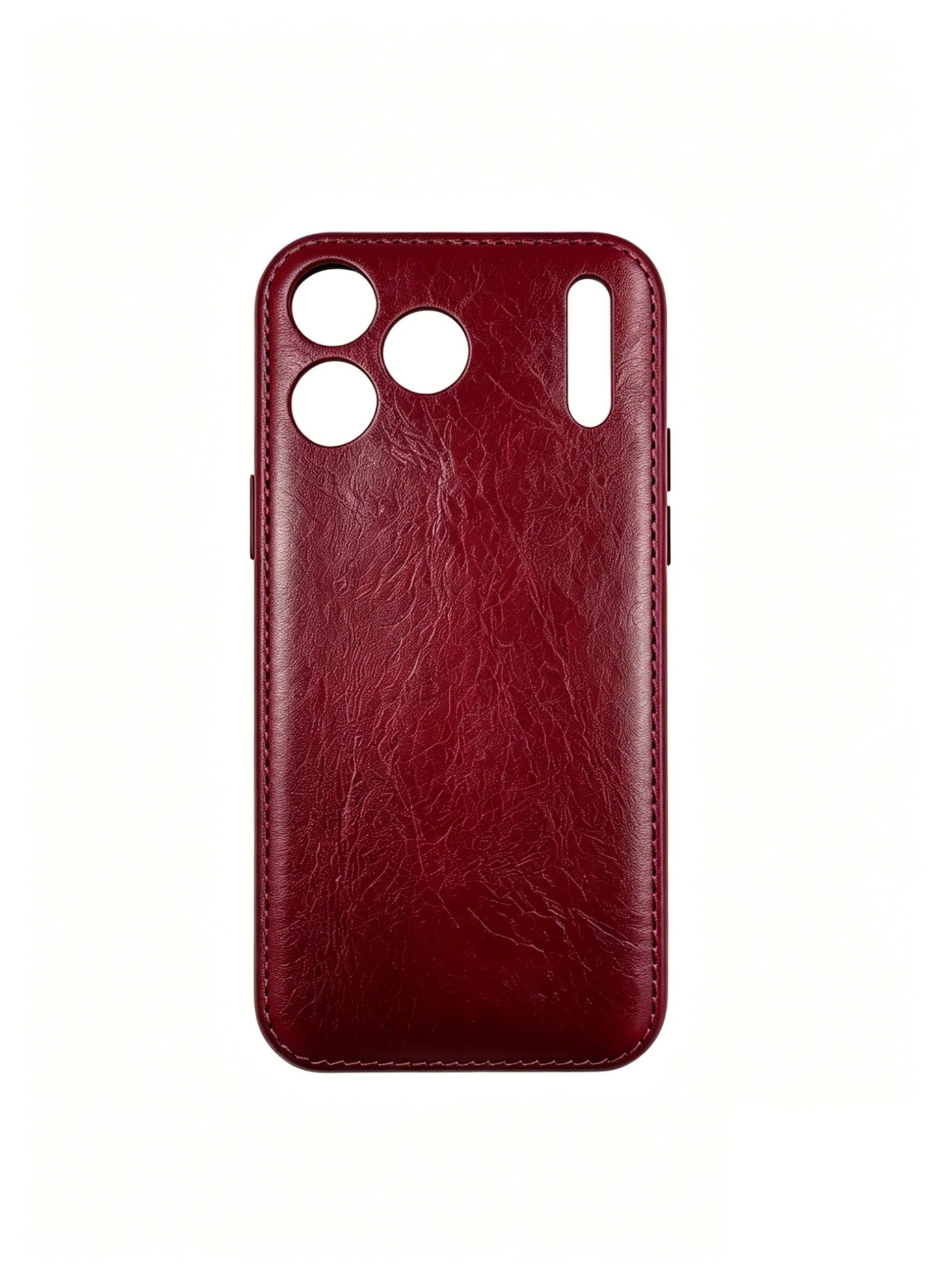 Kakavy Handcrafted Vegetable-Tanned Leather iPhone Case - Vintage Patina Edition detail image 3