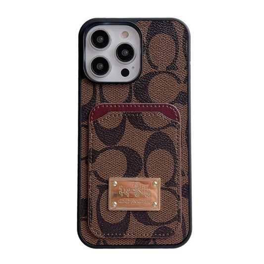 Klasické pouzdro na karty, kožené pouzdro na iPhone