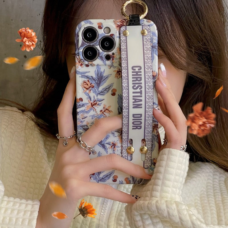 Coque et skin iPhone Mode violet & Bracelet blanc