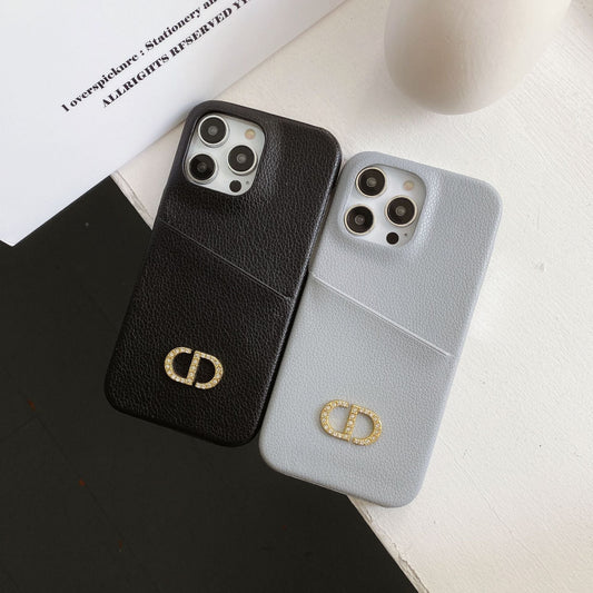 Módní kožené pouzdro na iPhone