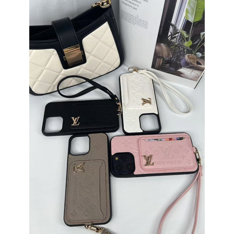 Luksuzna četverobojna torba za kartice za iPhone, torbica