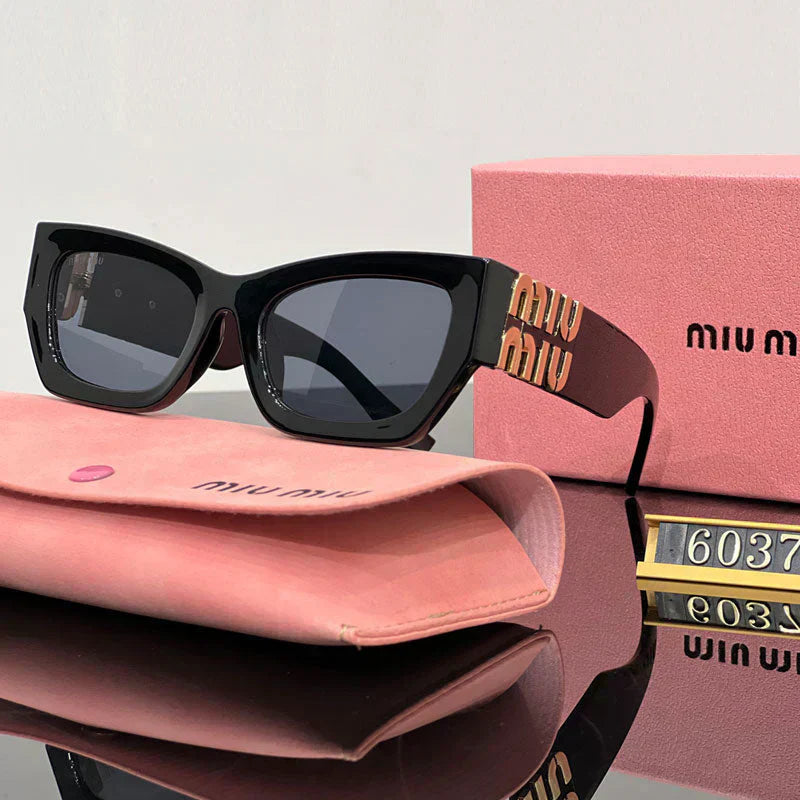 Gafas de sol cuadradas de ojo de gato de moda 6037