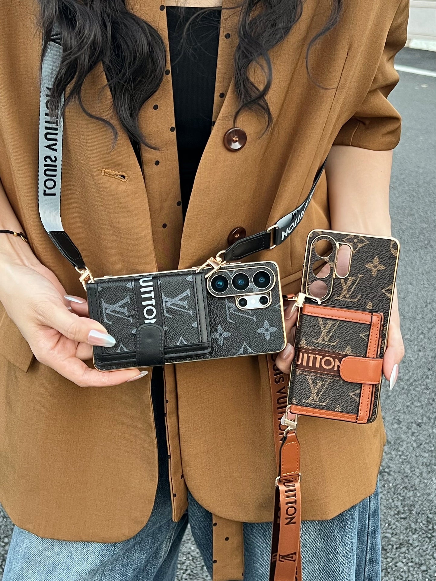 Luxury Samsung Phone Case | Phone & Card Holder in One