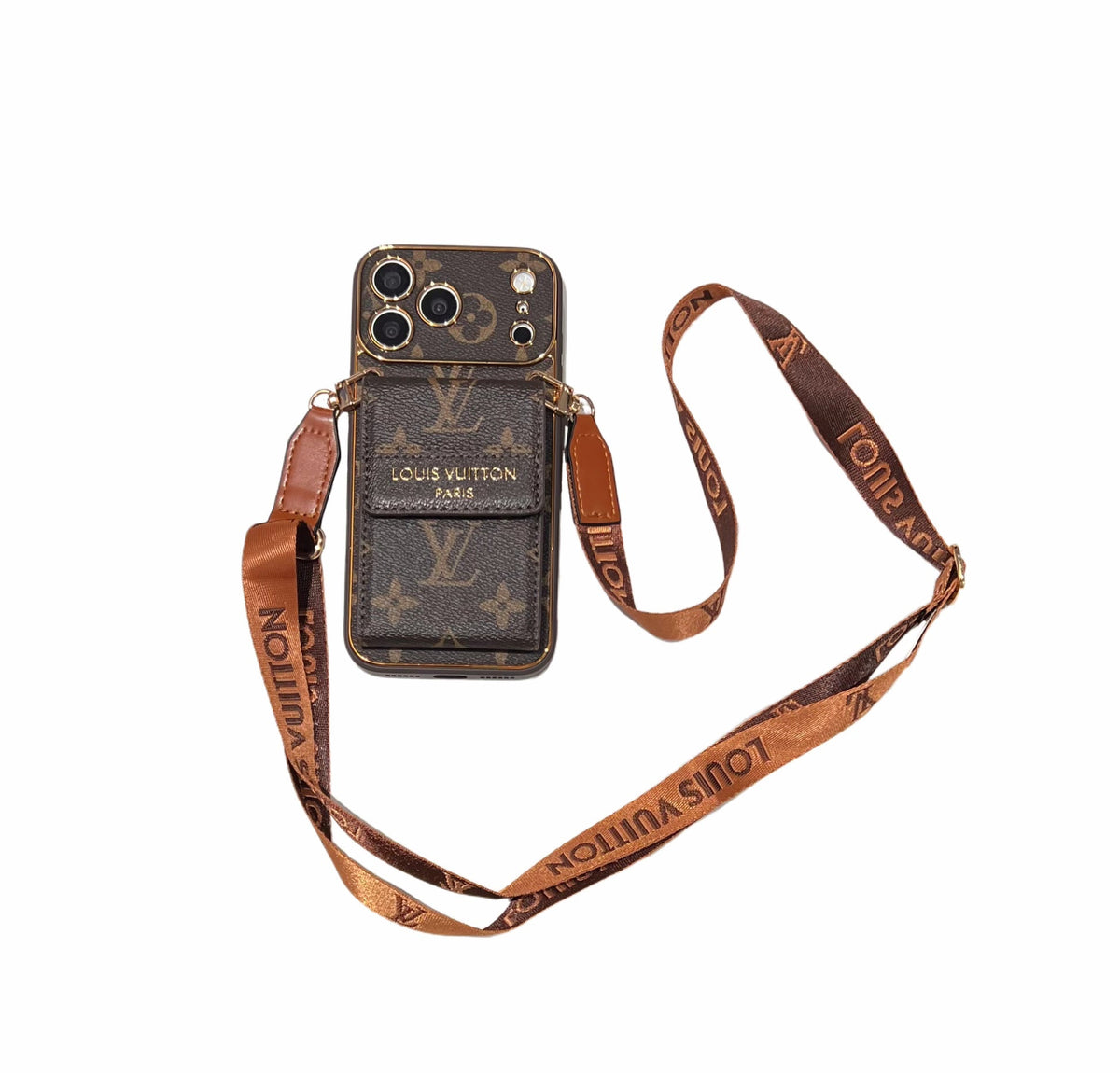 Nieuwe klassieke luxe kaarthouder telefoonhoesje 012