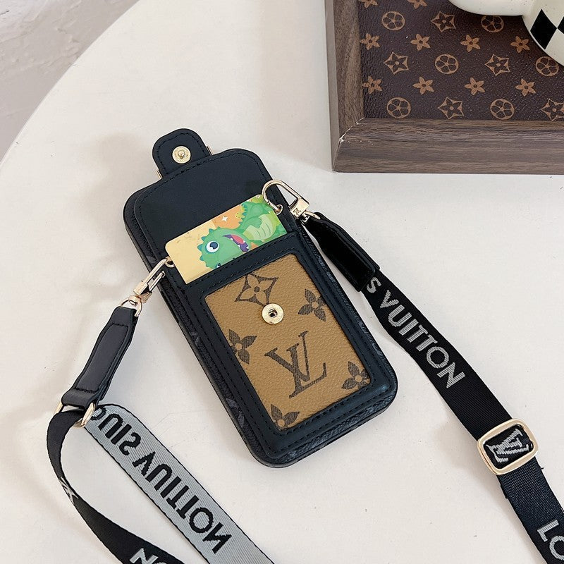 Capa para iPhone com porta-cartões de luxo