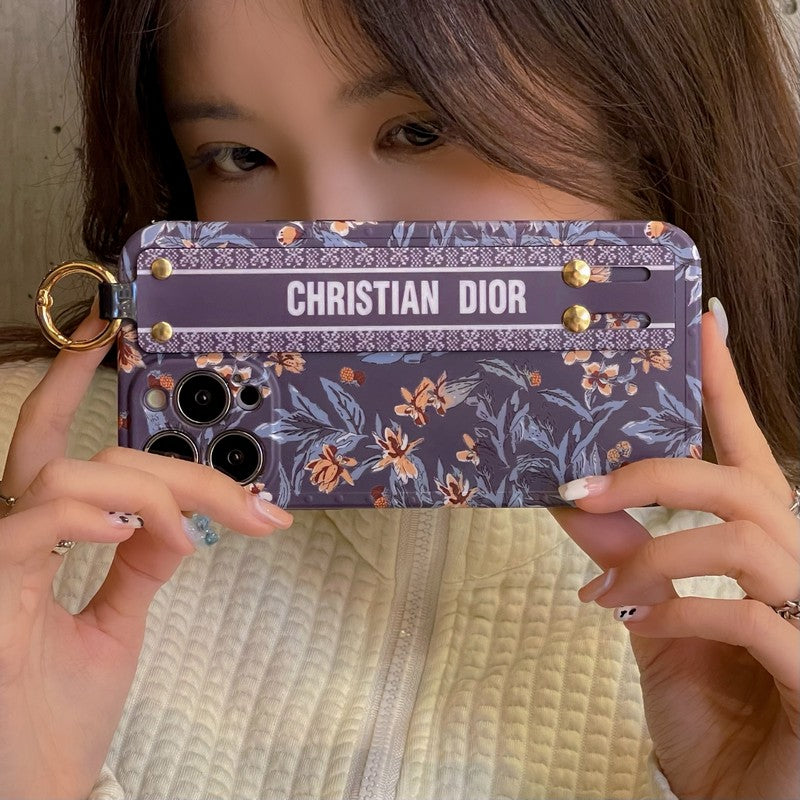 Coque et skin iPhone Mode violet & Bracelet blanc