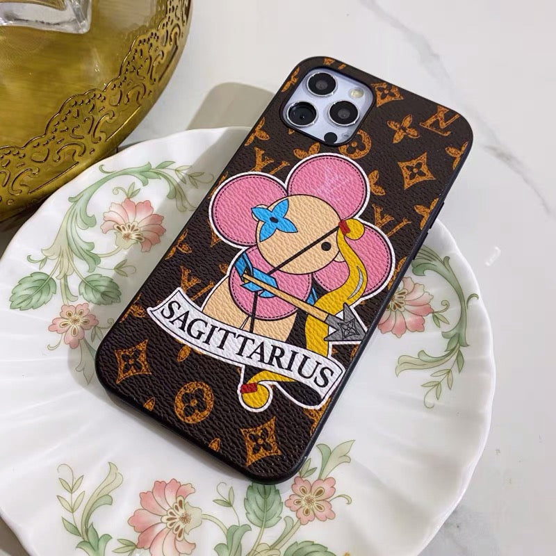 Sagittarius Love Painted iPhone maska ​​izrađena po mjeri