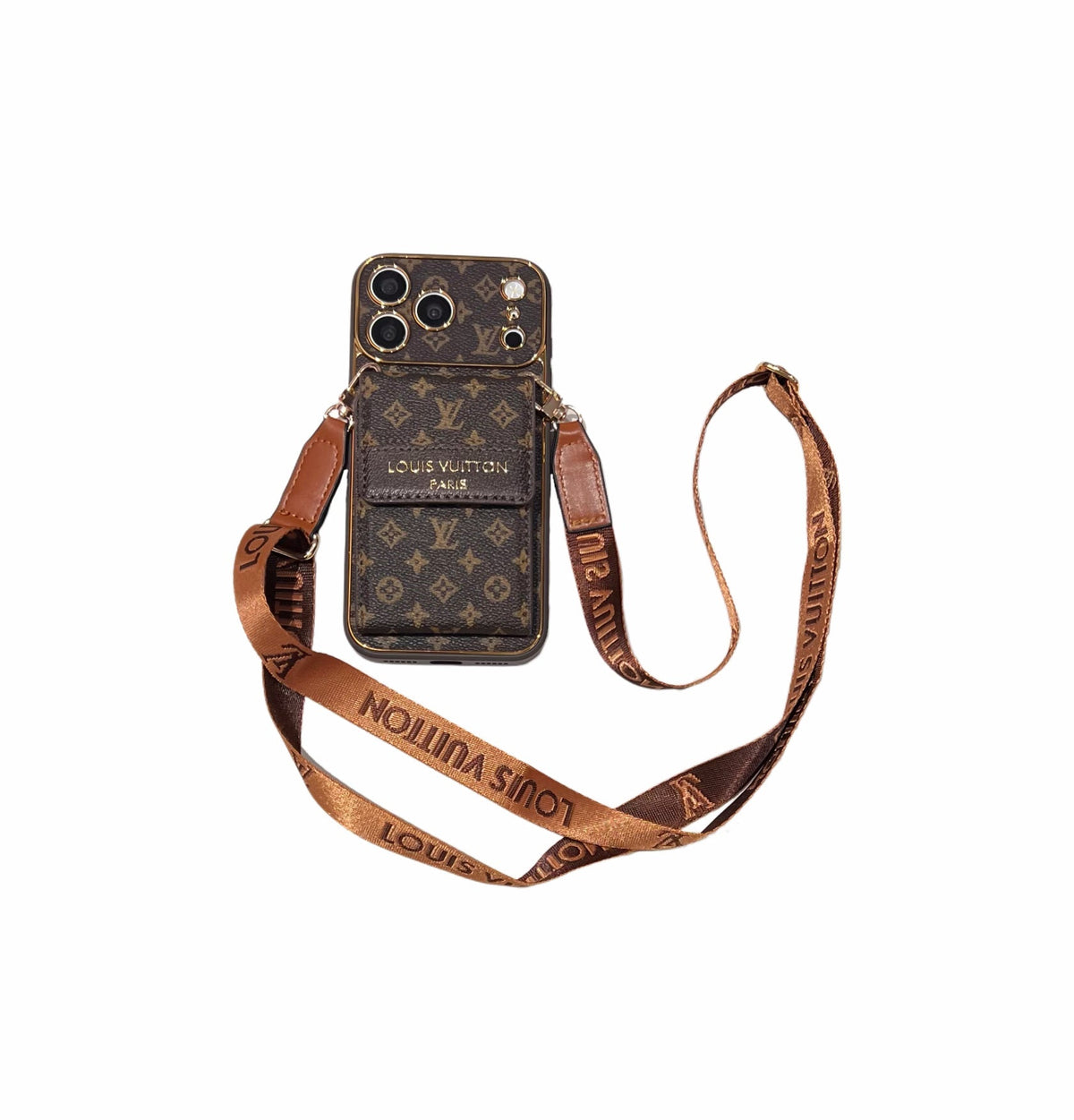 Nieuwe klassieke luxe kaarthouder telefoonhoesje 012