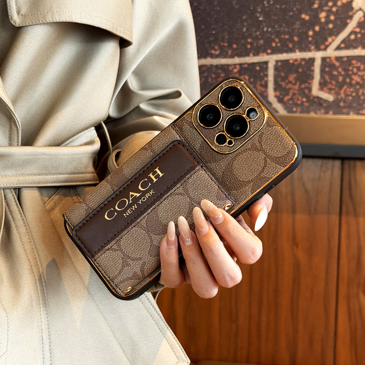 Luxury Fashion iPhone 18 Series Card Holder Case