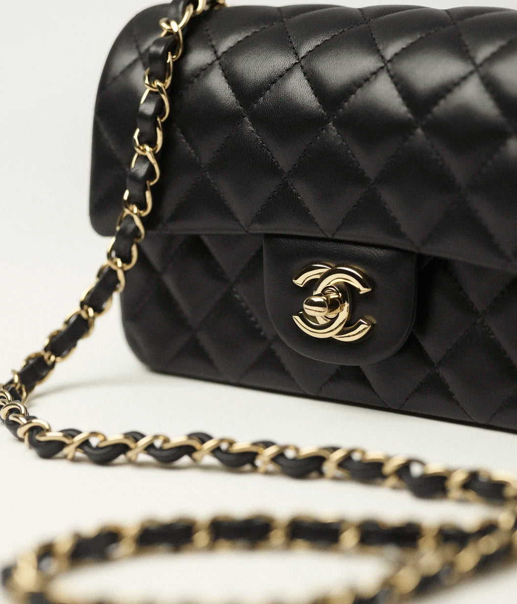 Borsa tascabile trapuntata classica CL-Luxury | Mini borsa a tracolla con catena alla moda