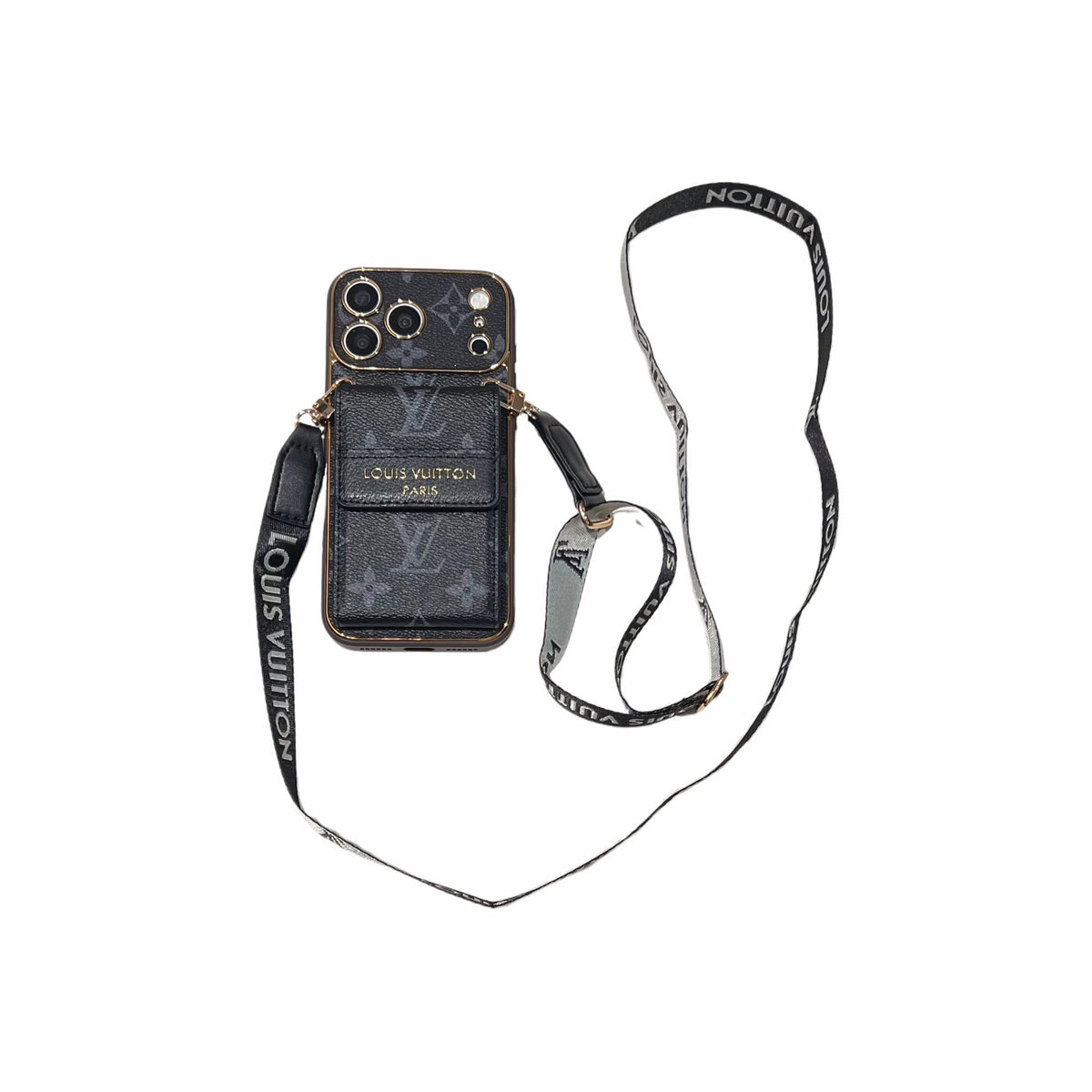Nieuwe klassieke luxe kaarthouder telefoonhoesje 012