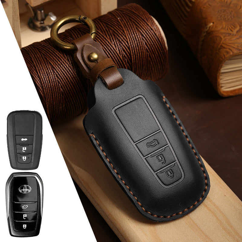 KAKAVY Top Grain Leather Toyota key Case detail image 5