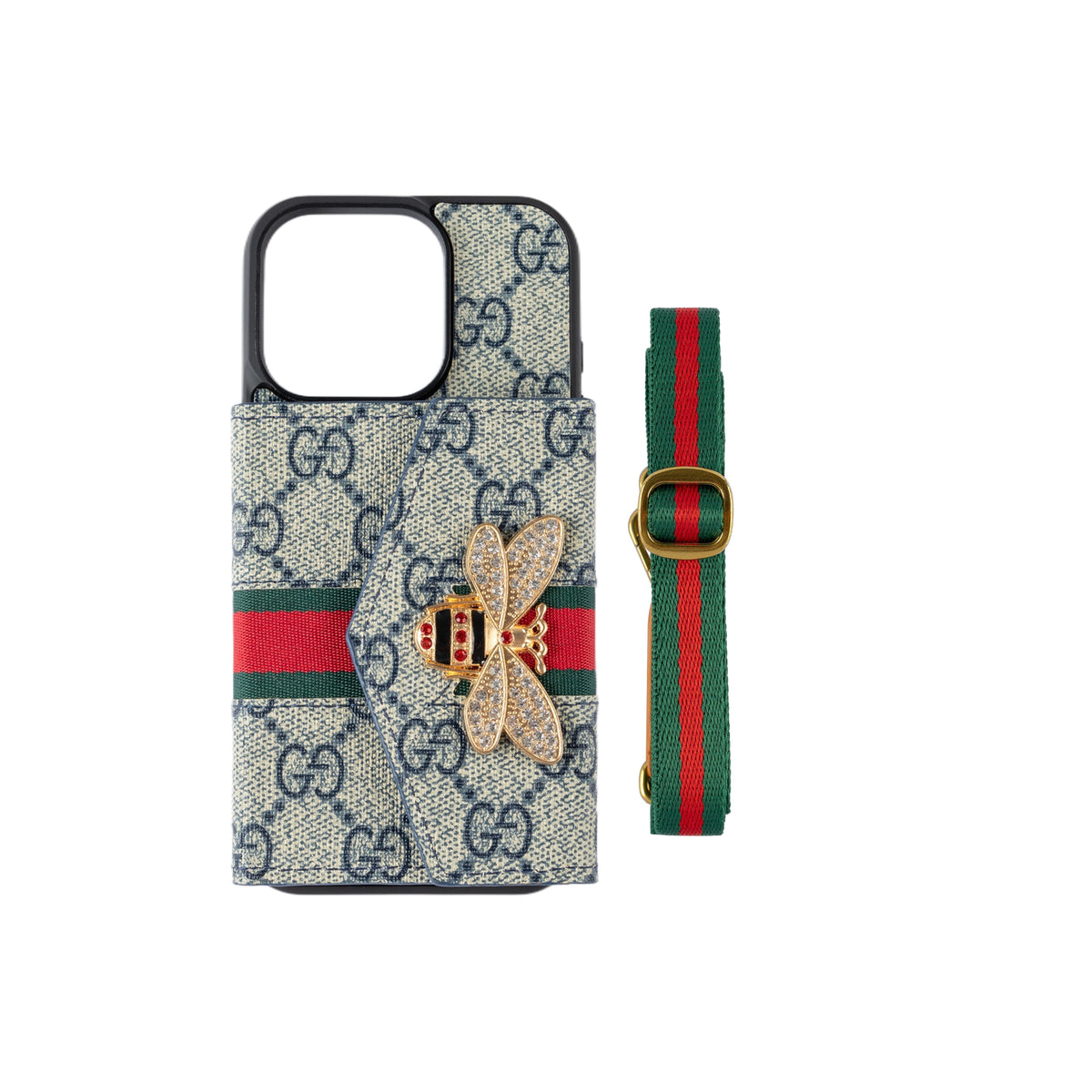 Husă Premium Advanced Crossbody pentru iPhone cu suport pentru card & Curea de umăr