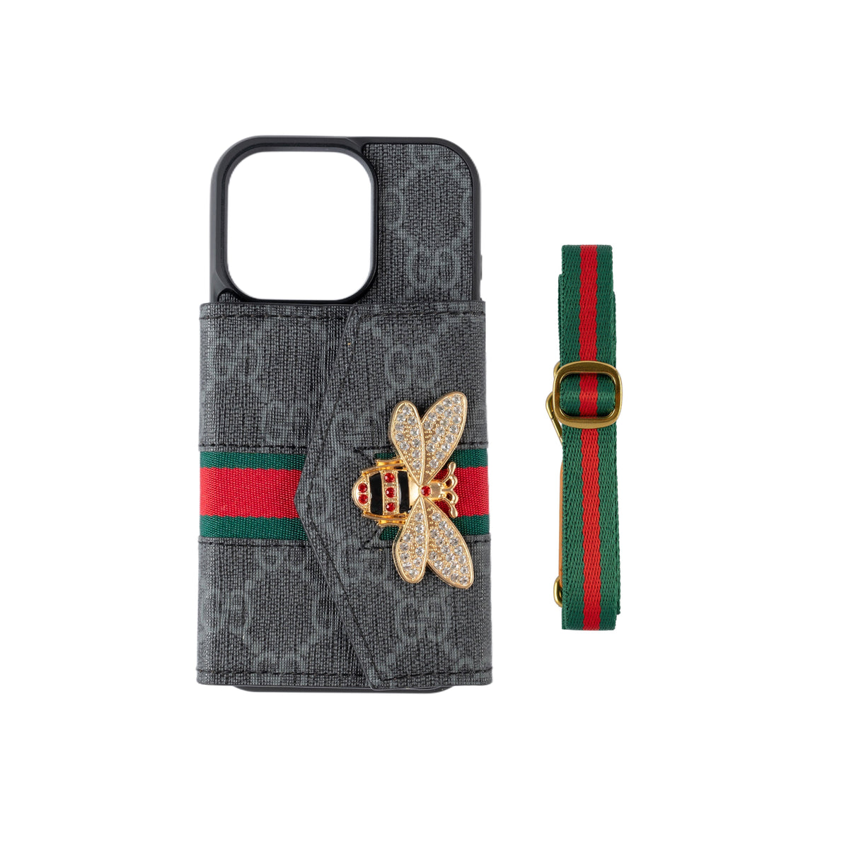 Husă Premium Advanced Crossbody pentru iPhone cu suport pentru card & Curea de umăr