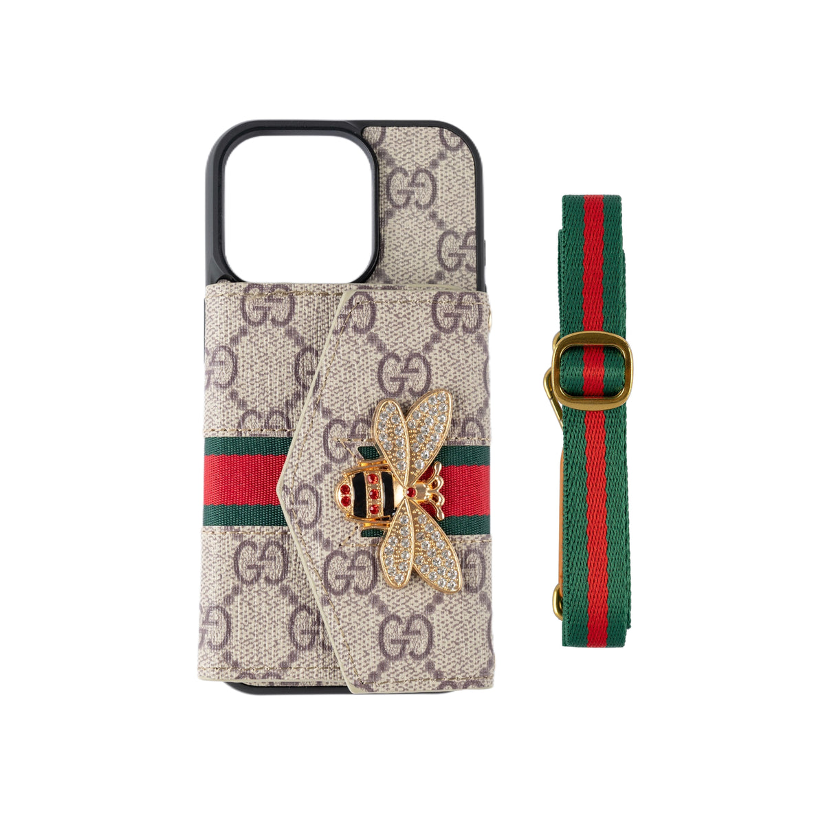 Husă Premium Advanced Crossbody pentru iPhone cu suport pentru card & Curea de umăr
