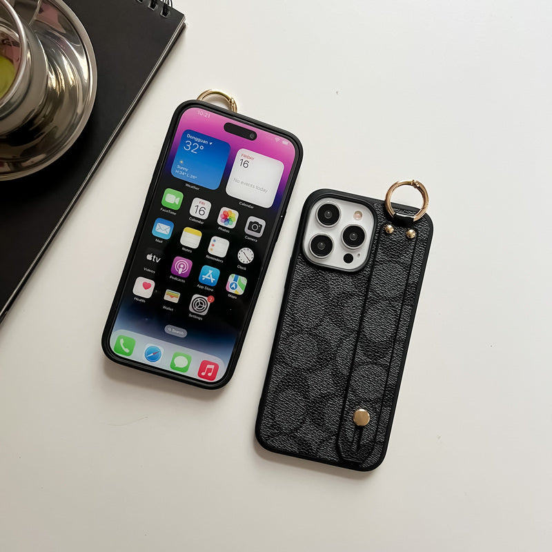 Класична футрола за iPhone са држачем црна-SW240330