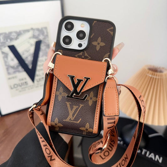 럭셔리 카드백 5가지 컬러 체인 아이폰 케이스