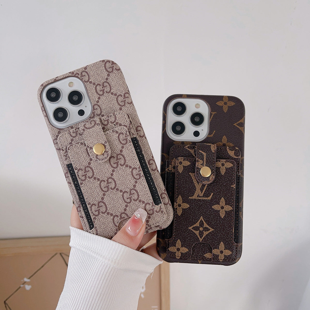プレミアムカードホルダーiPhoneケース