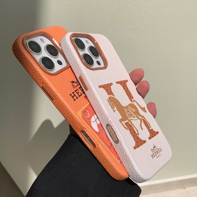 Klasické kožené pouzdro na iPhone
