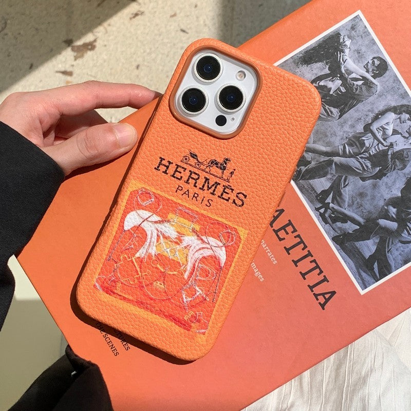 Klasické kožené pouzdro na iPhone