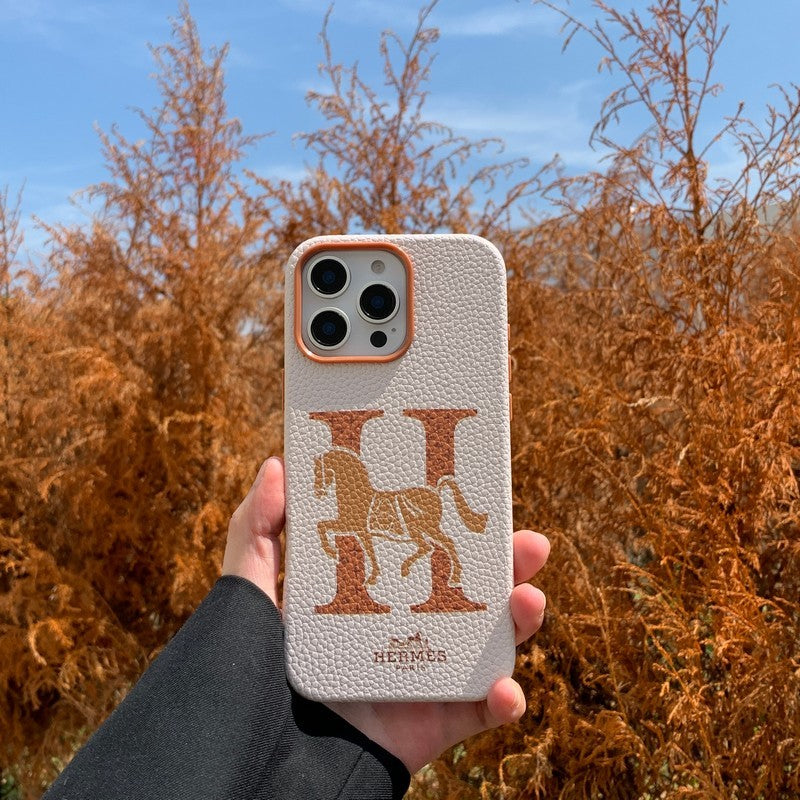 Klasické kožené pouzdro na iPhone