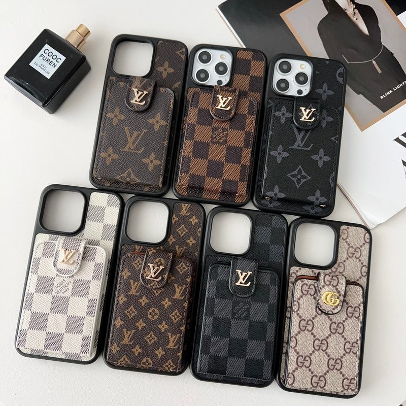 プレミアムカードバッグ クロスボディチェーン iPhoneケース