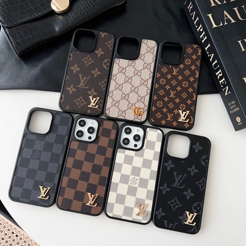 Coque iPhone de luxe noir & blanc