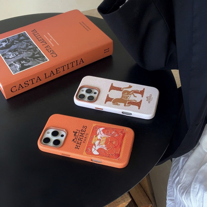 Klasické kožené pouzdro na iPhone