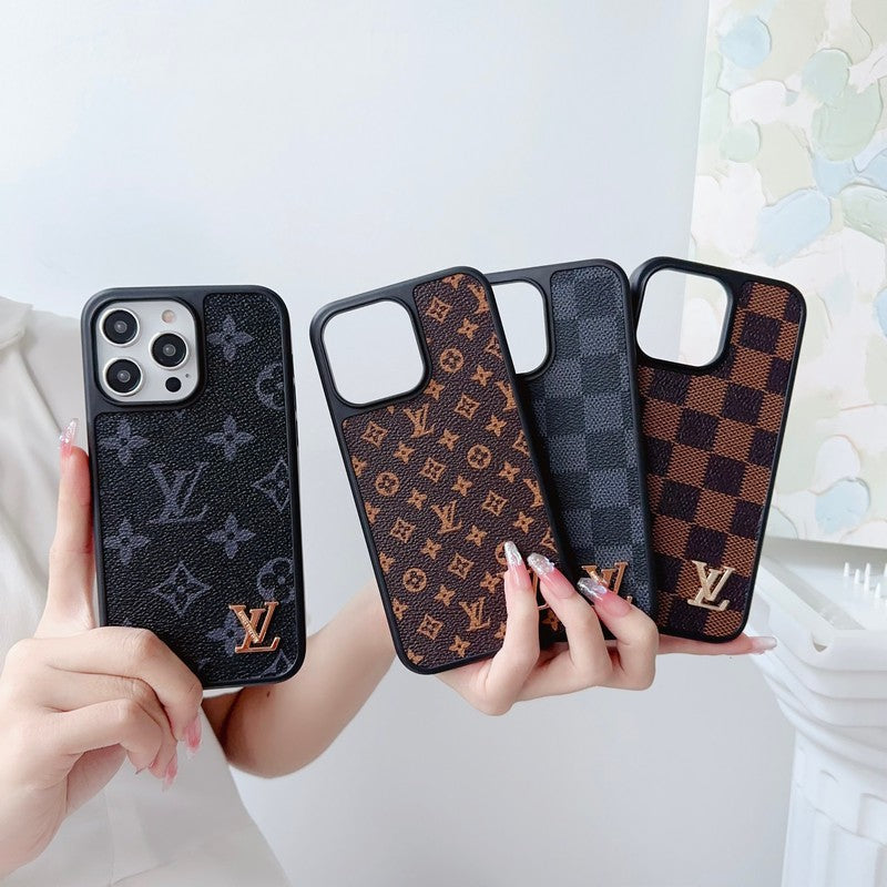 Coque iPhone de luxe noir & blanc