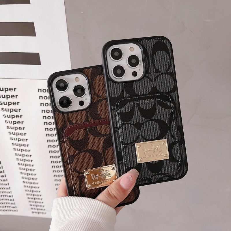 Klasické pouzdro na karty, kožené pouzdro na iPhone