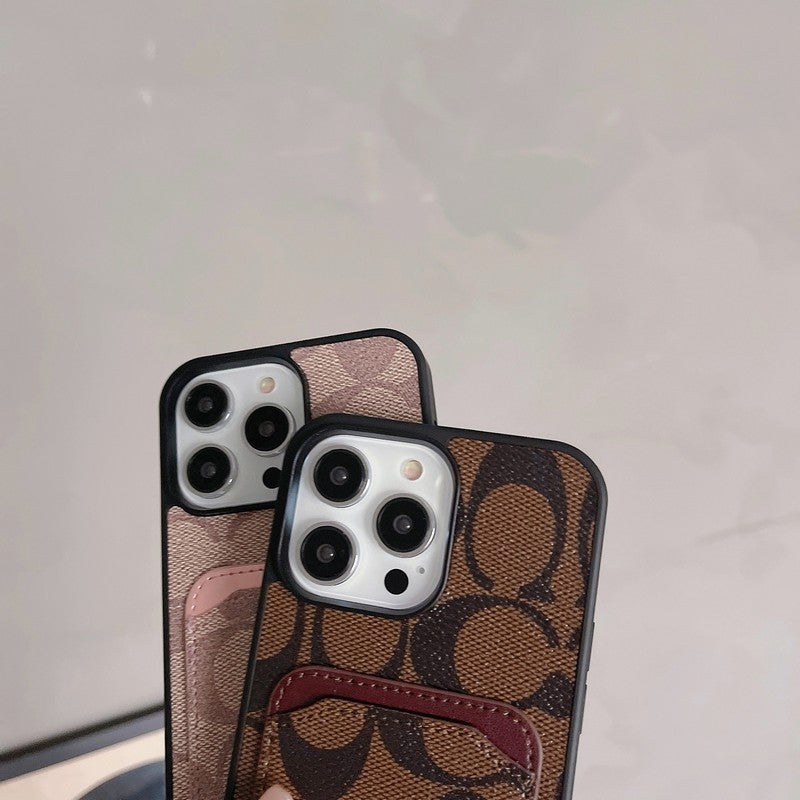 Klasické pouzdro na karty, kožené pouzdro na iPhone