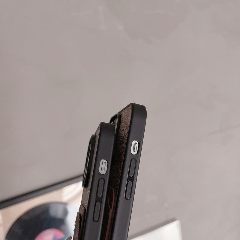 Klasické pouzdro na karty, kožené pouzdro na iPhone